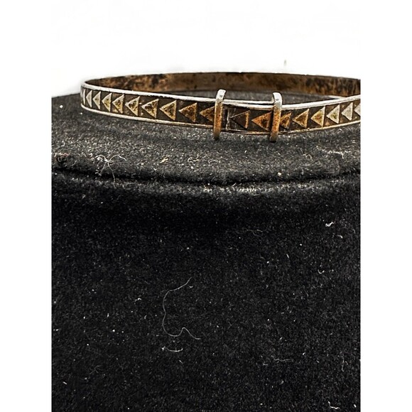 Antique Vintage Sterling Silver Infant Baby Bracelet Anklet Adjustable - Picture 2 of 9